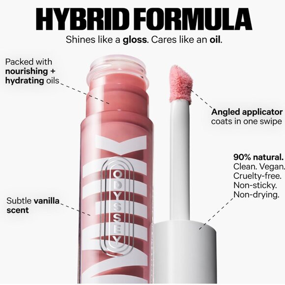 Milk Makeup Odyssey Non-sticky Lip Oil Gloss ~ QUEST (Caramel) 6.5ml NIB - Picture 14 of 16